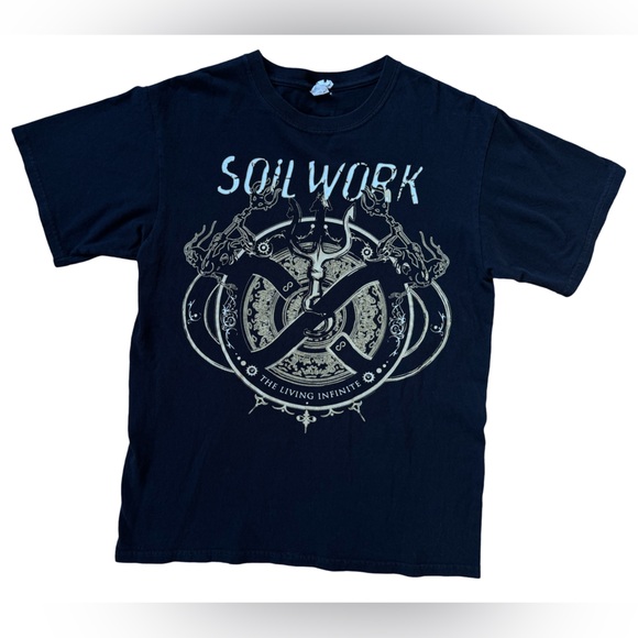Soilwork Band The Living Infinite Concert Tour Tee Shirt - Picture 1 of 10